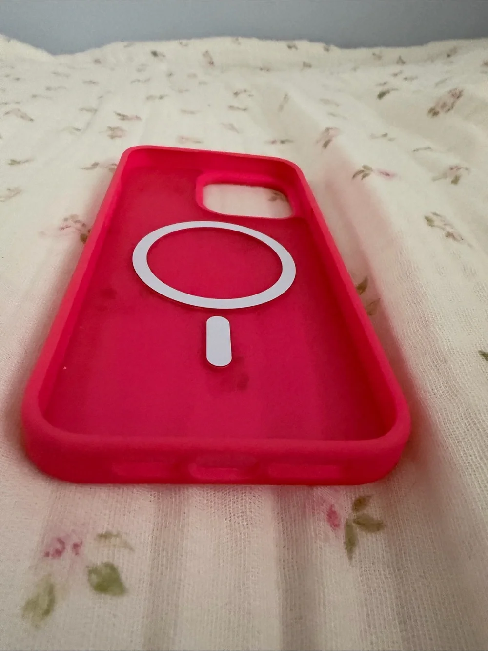 Pink MagSafe-Compatible Silicone Phone Case